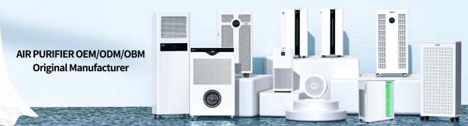 HEPA Activated Carbon Industrial Purifier 1200 M&sup3;/h CADR Less Than 50 DB Noise Level 0